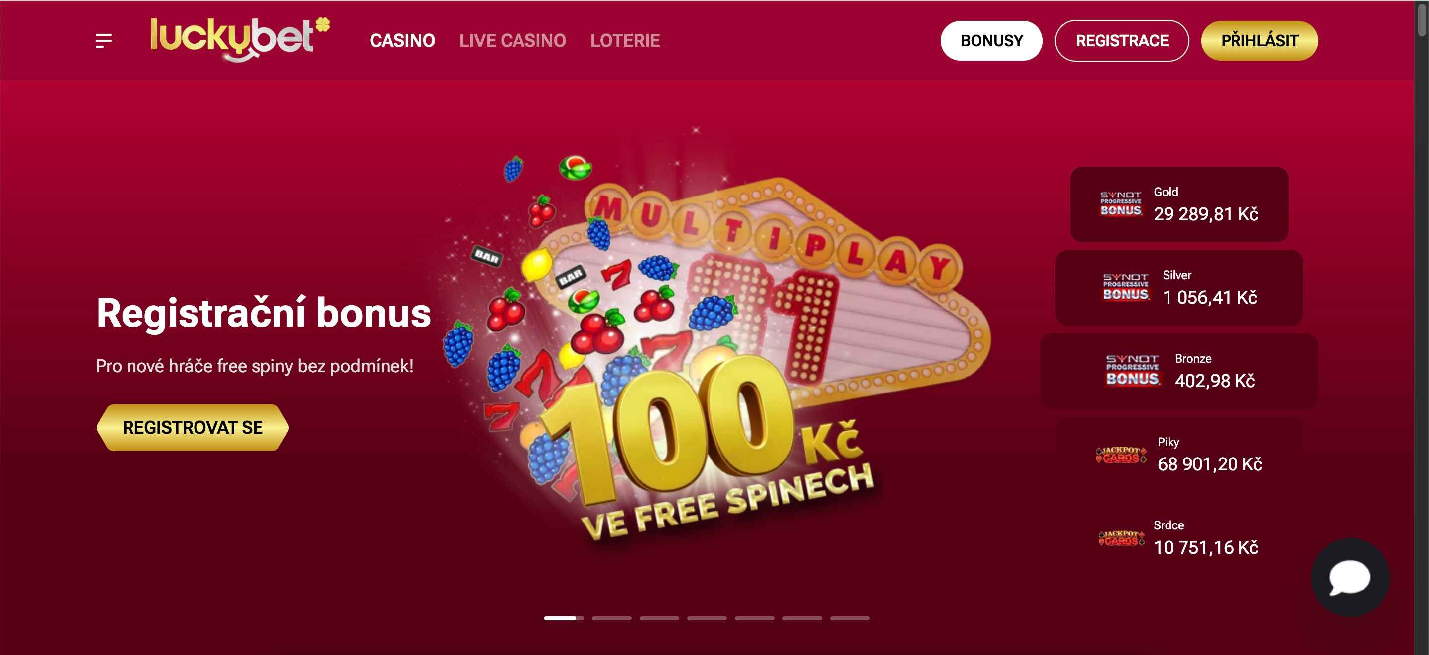 LuckyBet casino – recenze (2026)